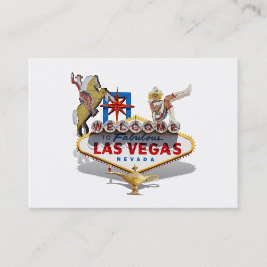 Las Vegas Welcome Bord Visitekaartje (Voorkant)