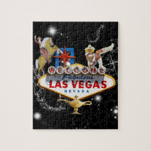 Las Vegas Welcome Sign Jigzaag Puzzle Legpuzzel
