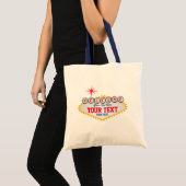 Las Vegas Welcome Sign Jouw tekst Tote Bag (Voorkant (product))