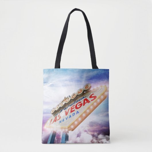Las Vegas Welcome Sign Tote Bag (Voorkant)