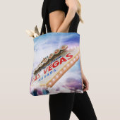 Las Vegas Welcome Sign Tote Bag (Dichtbij)