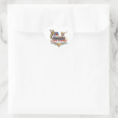 Las Vegas Welkom Bord Hart Sticker (Tas)