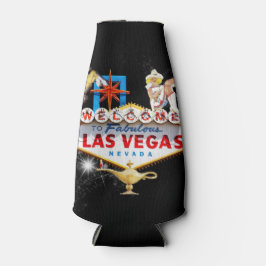 Las Vegas Welkom Bord Tegen Sterrenachtergrond Blikjeskoeler