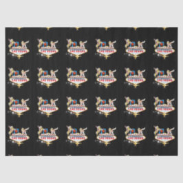 Las Vegas Welkom Bord Tegen Sterrenhemel Achtergro Tissuepapier