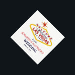 Las Vegas Welkomstbord Gepersonaliseerde bruiloft Servet<br><div class="desc">Personaliseer het om uw bruiloft of andere viering / gelegenheid / evenement nodig papieren servetten aan te passen of klik op de knop "Aanpassen" om naar het ontwerpgereedschap te gaan waar u tekst kunt toevoegen,  het lettertype,  de tekstgrootte,  tekstkleur,  tekstpositionering en meer kunt wijzigen.</div>
