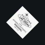 Las Vegas Welkomstbord Gepersonaliseerde bruiloft Servetten<br><div class="desc">Personaliseer het om uw bruiloft of andere viering / gelegenheid / evenement nodig papieren servetten aan te passen of klik op de knop "Aanpassen" om naar het ontwerpgereedschap te gaan waar u tekst kunt toevoegen,  het lettertype,  de tekstgrootte,  tekstkleur,  tekstpositionering en meer kunt wijzigen.</div>
