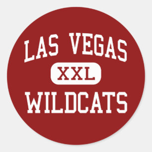 Las Vegas - Wildcats - High - Las Vegas Nevada Ronde Sticker