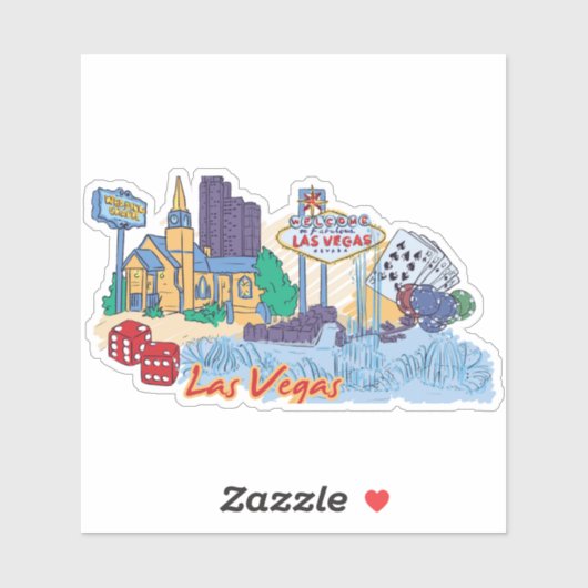 Las Vigas City Sticker (Vel)