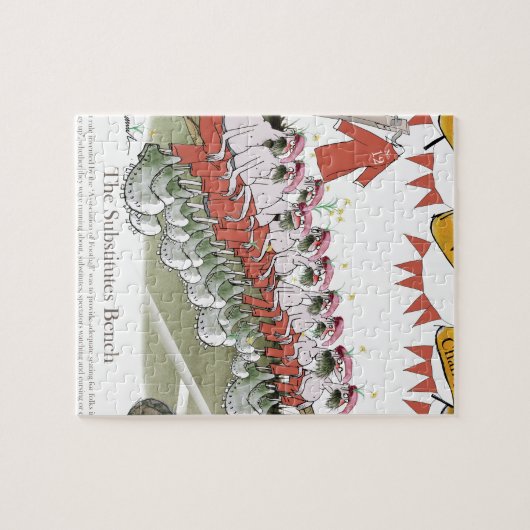 lasachtige footballs substituten legpuzzel (Horizontaal)