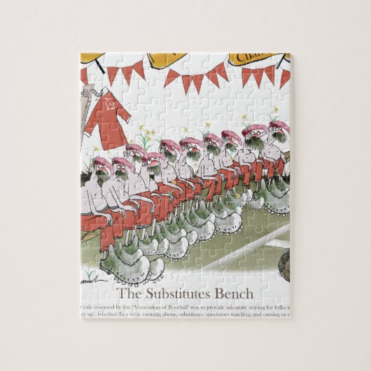 lasachtige footballs substituten legpuzzel (Verticaal)