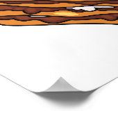 Lasagna cartoon illustratie poster (Hoek)