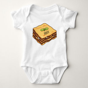 Lasagna cartoon illustratie romper