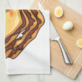 Lasagna cartoon illustratie theedoek (Quarter Fold)