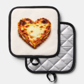 Lasagna Heart Pannenlap (Voorkant / Achterkant)