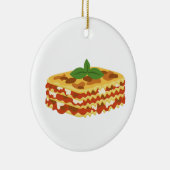 Lasagna Keramisch Ornament (Rechts)