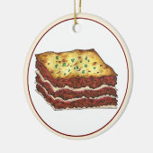 Lasagna Lasagna Italiaans-Amerikaanse keukengerei Keramisch Ornament (Links)