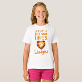 Lasagna Liefde T-shirt (Voorkant volledig)