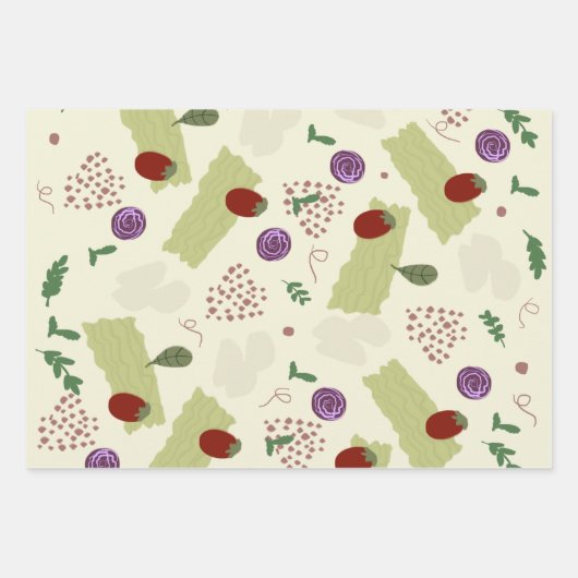 Lasagna Soup Pizza Restaurant Cheese Spaghetti Inpakpapier Vel (Voorkant)