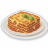 Lasagna Sticker (Voorkant)