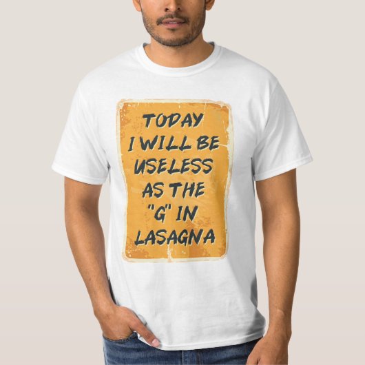 Lasagna T-shirt (Voorkant)