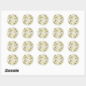 Lasagnesoep Pizzarestaurant Kaas Spaghetti Ronde Sticker (Vel)