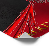 Lasairona Flamedraught Firstborn Dragonrider Poster (Hoek)