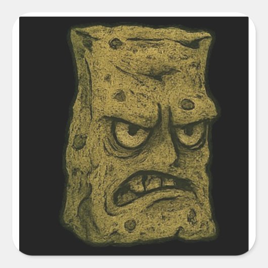 Lasanghetti's Funkbert Vierkante Sticker (Voorkant)