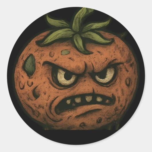 Lasanghetti's Sausberry Ronde Sticker (Voorkant)