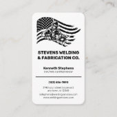 lasbedrijf | CWI | AWS-gecertificeerde lasser Visitekaartje (Voorkant)