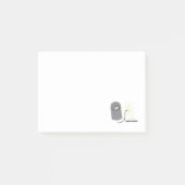 Lasbril en fakkel post-it® notes (Voorkant)