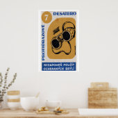 Lasbril - Luciferdoosje Print - Esthetische Muur (Keuken)