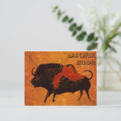 Lascaux Bison Briefkaart (Staand voorkant)