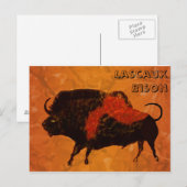 Lascaux Bison Briefkaart (Voorkant / Achterkant)