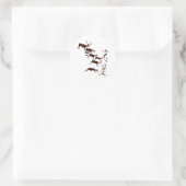 Lascaux Cave Art Ronde Sticker (Tas)