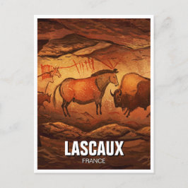 Lascaux Cave Dordogne Frankrijk Reizen Briefkaart