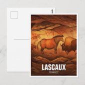 Lascaux Cave Dordogne Frankrijk Reizen Briefkaart (Voorkant / Achterkant)