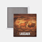 Lascaux Cave Dordogne Frankrijk Reizen Magneet (Voorkant / Achterkant)