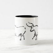 Lascaux Cow Tweekleurige Koffiemok (Center)