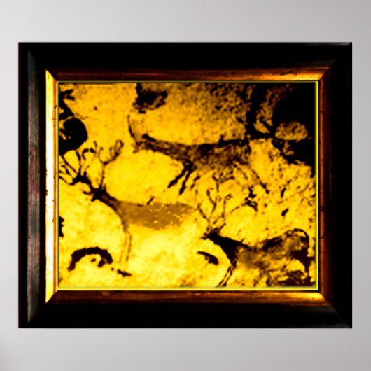 Lascaux Deer Herd Poster (Voorkant)