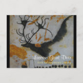 Lascaux Giant Deer Briefkaart (Voorkant)