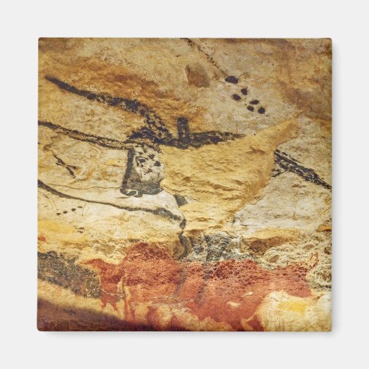 Lascaux grot schilderij magneet (Voorkant)