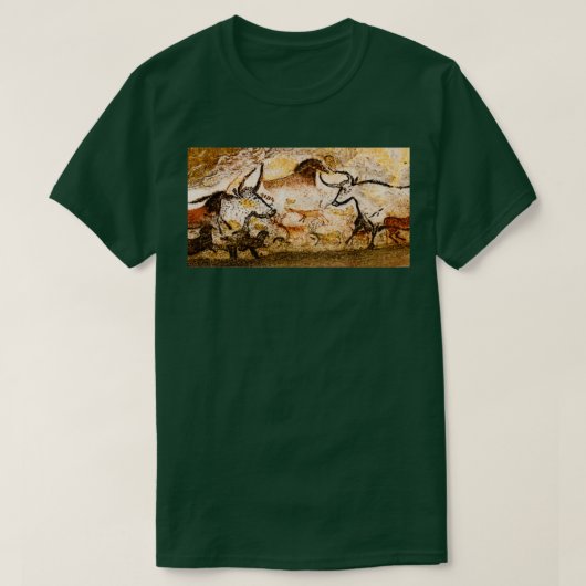 Lascaux Hall of the Bulls Deer and Aurochs 1 T-shirt (Design voorkant)