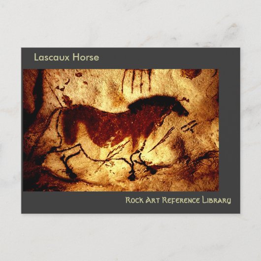 Lascaux Horse Briefkaart (Voorkant)