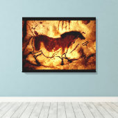 Lascaux Horse Canvas Afdruk (Insitu (Houten vloer))