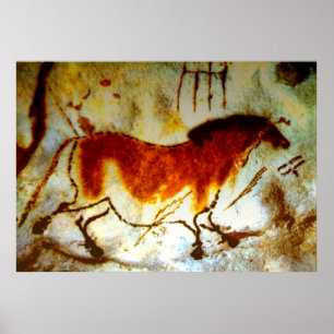Lascaux Horse (Extra groot) Poster