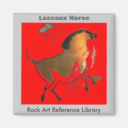 Lascaux Horse Magneet (Voorkant)