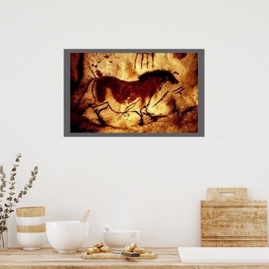 Lascaux Horse Poster (Keuken)