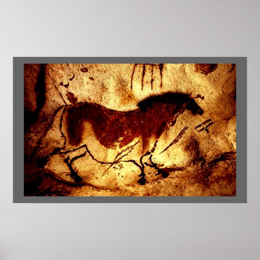 Lascaux Horse Poster (Voorkant)