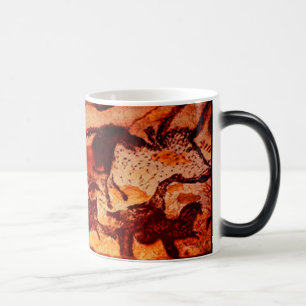 Lascaux Horses and a Bull Magische Mok