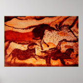 Lascaux Horses and a Bull Poster (Voorkant)